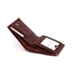 Жіночий шкіряний гаманець компактних розмірів Marco Coverna MC1420-4 Бордовий - зображення 8
