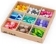 Drewniany konstruktor edukacyjny Viga Montessori sorter 141 element (44818) (6971608448188) - obraz 1