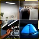 Аккумуляторная светодиодная LED-лампа T550 (52 см) с магнитным креплением и USB зарядкой - изображение 6