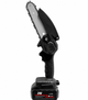 Аккумуляторная цепная мини пила Electric Chain Saw 48V 8" дюймов 20см с 2 аккумуляторами для обрезки веток деревьев в кейсе - изображение 3