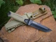 Ніж фултанг туристичний Gerber Portland Oregon 24 см US Тanto олива в чохлі - зображення 2