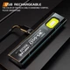 Портативний LED ліхтарик-ручка COB USB Type-C з магнітом, 5 режимів освітлення, акумуляторний - зображення 4