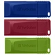 USB флеш накопитель Verbatim 3x16GB Slider Red/Blue/Green USB 2.0 - изображение 3