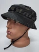 Панама тактическая Мультикам черный с велкро Multicam Black Velcro Vastline 57-58 - изображение 1