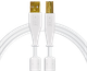 Kabel DJ TechTools USB typ A - USB typ B 1.5 m Biały (5904161820383) - obraz 1