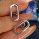 Серебряные запонки Лазурит (8733р) - изображение 1