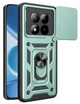 Чехол Camshield c кольцом-подставкой на Poco M8 (5G) / green - изображение 1