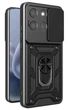 Чохол Camshield з кільцем-підставкою на Motorola G77 / black - зображення 1