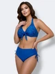 Купальник на косточках съемный поролон Sisianna 58800-5 синий 6XL - изображение 4