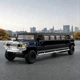 Машинка лимузин Hummer H2 23 см металлическая моделька с подсветкой и звуком открываются двери Черный (7588579) - изображение 5