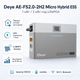 Гібридна система накопичення енергії Deye AE-FS2.0-2H2 Micro Hybrid ESS 1 кВт 2 кВт·год LiFePO4 Grey - зображення 2