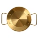 Пательня для подачі Gold R41175-22 з двома ручками діаметр 22 см Золотий - зображення 3