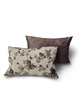 Комплект декоративных подушек Lumelle Flowers 50х30см 2шт бежевые с коричневым (п_0894) - изображение 2