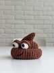 Игрушка какашка вязаная, смешная мягкая игрушка, антистресс игрушка ручной работы - изображение 5