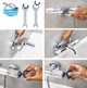 Душевая система Grohe Quickfix Vitalio Comfort 250 26985001 с набором аксессуаров для ванной комнаты Start Cube BF40961SC (2698540961BF) - изображение 17