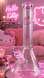 Стеклянный бонг Hello Kitty Beaker 25см боросиликатное стекло SG 19 компактный - изображение 4