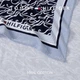Tommy Hilfiger рушник для пляжу з монограмою з натуральної 100% бавовни, ультрам'який та швидковисихаючий, 90*170 см, щільність 450 г/м² – чорний, білий - зображення 3