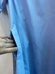 Женское хлопковое платье миди с объемными рукавами и поясом GARNI MKGRDR-6 - 48, Блакитний - изображение 3
