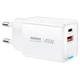 Зарядне мережеве Remax CA05 AC45W GaN Type-C/USB швидка зарядка для смартфонів, навушників, смарт-годинників - зображення 1