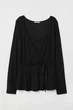Реглан жіночий чорний H&M M (0669908) - изображение 1