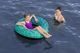 Надувной круг Bestway Hydro Force ПВХ 119 см с ручками голубой (36401) - изображение 8