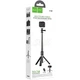 Селфи-монопод HOCO K101, Prestigio multifunctional tripod, BT5.2, Remote, 95cm, 55mAh, black - изображение 6