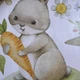 Пасхальные наклейки Кролики (декор Пасха зайцы яйца весна цветы) Набор L 110х100см матовая - изображение 6