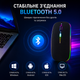 Беспроводная RGB мышь PANTXIKE Bluetooth 5.0 / 1600 DPI / аккумулятор / чёрная - изображение 1