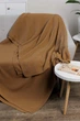 В'язаний плед MONO ПРОВАНС Карамель, 220х240см 045032 - зображення 3