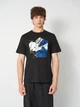 Футболка хлопковая длинная мужская Puma Graphics 69177901 L Black с принтом (4069161648755) - изображение 1