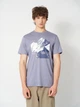 Футболка хлопковая длинная мужская Puma Graphics 69177965 M Gray Sky с принтом (4069161737091) - изображение 1