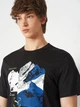 Футболка хлопковая длинная мужская Puma Graphics 69177901 S Black с принтом (4069161648724) - изображение 4