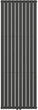 Радиатор вертикальный Navin Ellipse Double 600х1800-10 Anticor черный муар (02-245133-6018) - изображение 1