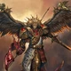 Интерьерная картина Вархаммер 40000, Сангвиний, примарх Кровавых Ангелов, Warhammer 40000, W40K, дарк фентези, 80×60 см (id7236) - изображение 6