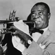 Інтер'єрна картина Луї Армстронг з трубою, Louis Armstrong, jazz, джаз, постер музиканта, 30×42 см (id1738) - зображення 3