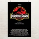 Постер Парк Юрского периода, Jurassic Park (1993), фантастика, Спилберг, культовое кино, A1 90×60 см (id7318) - изображение 1