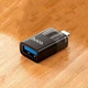 Адаптер Lightning USB Hoco UA36 OTG 480Mbps чорний алюмінієвий 34x10x17мм для підключення пристроїв - зображення 14
