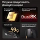 Бездротова Мишка (2.4G, Bluetooth) MCHOSE K7 Ultra Червона, PAW3950, 42000 DPI, 8K, 59g - зображення 5