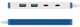 Hub USB Hyper HyperDrive Flex 4 Port USB-C Combo Hub White/Blue (HD5200BUGL) - obraz 4