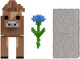 Zestaw figurek Mattel Minecraft: Redstone Charged Mooshroom 8 cm JJR95 (194735341009) - obraz 3