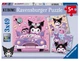 Puzzle Ravensburger Kuromi — Kuromi w trasie 147 elementów (3x49) (12004332) (4005555043324) - obraz 1