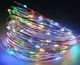 Светодиодная гирлянда нить Капли росы на 100 Led электрическая мультицвет - изображение 1