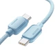 Кабель Essager Breeze USB Type-C - USB Type-C (M/M), 100W, 1 м Blue (EXCTT1-WL03-P) - изображение 2