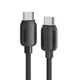 Кабель Essager Breeze USB Type-C - USB Type-C (M/M), 100W, 1 м Black (EXCTT1-WL01-P) - изображение 1