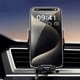 Тримач для телефона Essager Junyi 15W Wireless Phone Holder for Car (Air Outlet Type) Black (EZJWX-JY01-Z) - зображення 2