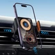 Тримач для телефона Essager Junyi 15W Wireless Phone Holder for Car (Air Outlet Type) Black (EZJWX-JY01-Z) - зображення 5