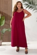 Сарафан женский однотонный, цвет бордовый, размер XXL-XXXL FA_014756 - изображение 5