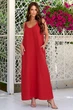 Сарафан женский однотонный, цвет красный, размер XXL-XXXL FA_014756 - изображение 5