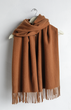 Шарф SAFALANO CASHMERE коричневий 50x200 (000000749) - изображение 3