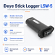 Интеллектуальный модуль Wi-Fi Deye Stick Logger LSW-5 для солнечных инверторов RS-485 2.4 ГГц 1.5 Вт Black - изображение 2